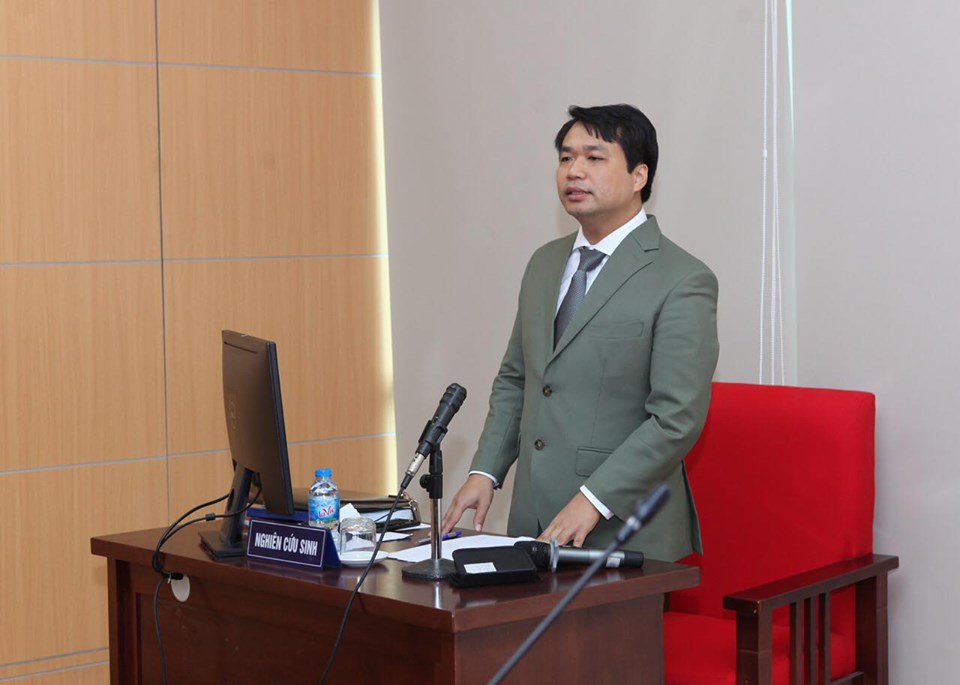 Bác sỹ Phùng Thanh Hải bảo vệ luận án Tiến sỹ Y học tại Học Viên Quân Y